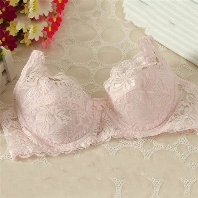 Elegant Lace Full-Cup Push-Up Bra - Summer Thin Breathable Underwire Lingerie