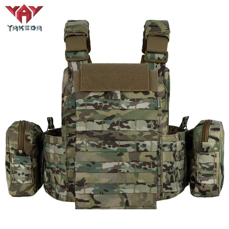 YAKEDA Quick-Release Tactical Training Vest – Breathable, Wear-Resistant MOLLE Expandable Vest