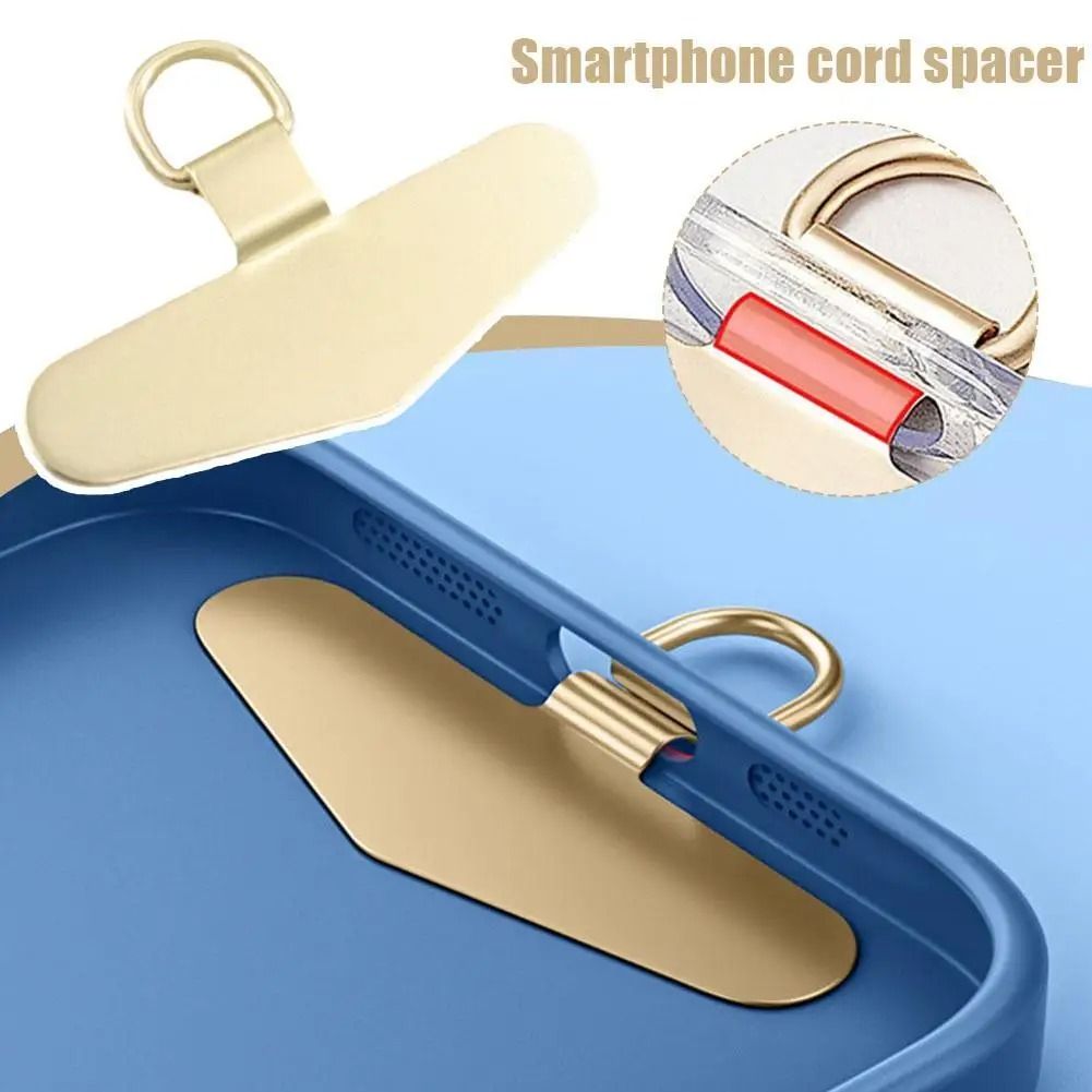Universal phone lanyard patch Stainless Steel phone strap clip Adapter Tabs