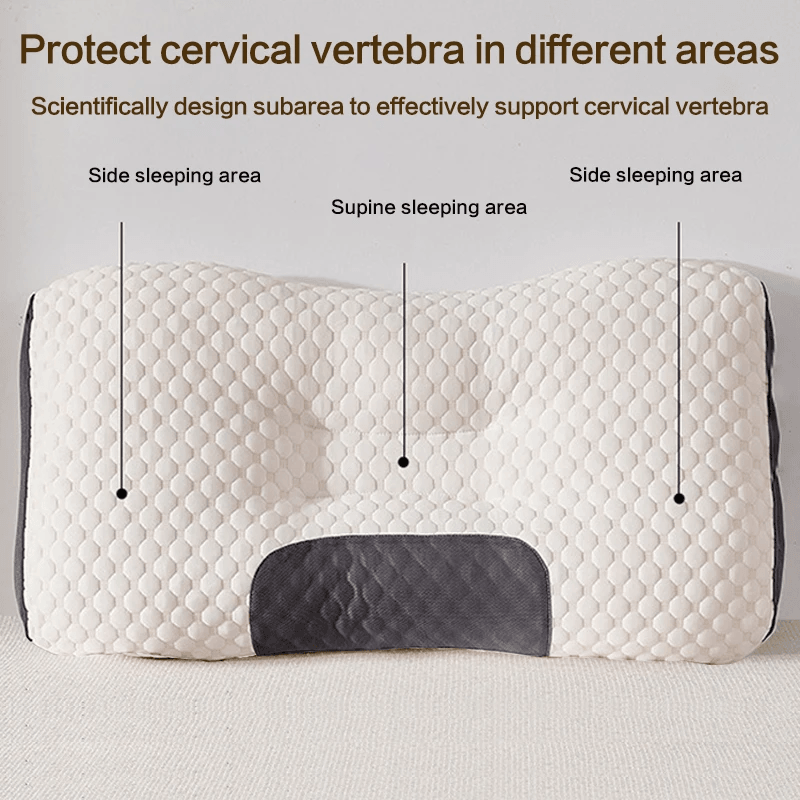 Orthopedic Neck Support Pillow with Soybean Fiber Filling for Deep Sleep