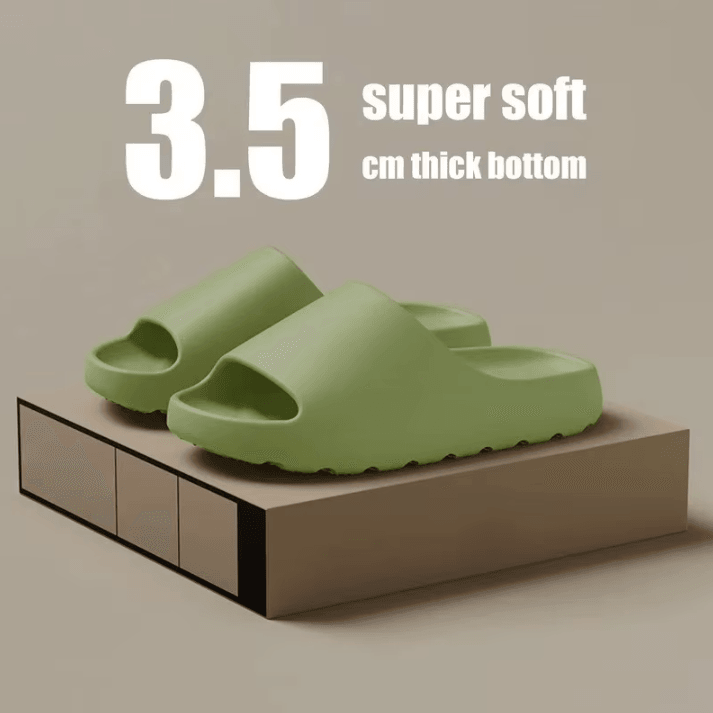 Unisex Cloud Thick-Soled Sandals – EVA Beach Slides Soft Bottom Summer Fashion Slippers
