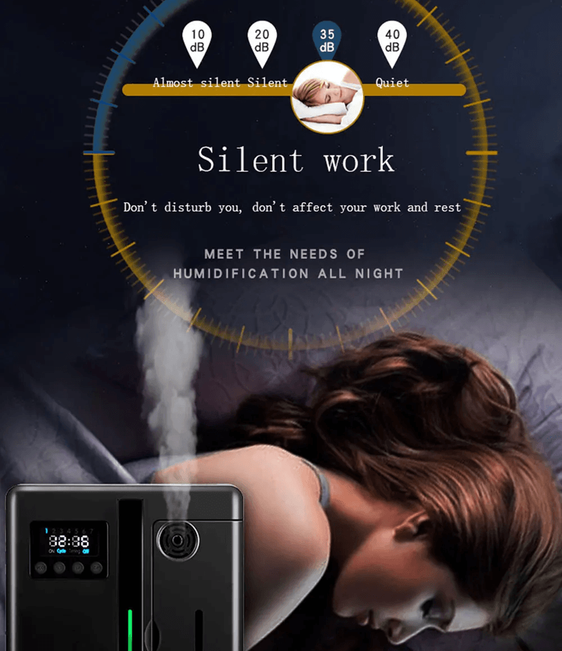 Scent Machine Aroma Diffuser Wall Mounted Hotel 160ML Aroma Diffuser With Fan Inside