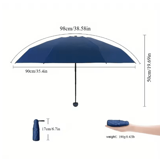 Capsule Mini Travel Umbrella Ultra Light compact travel umbrella with UV Protection