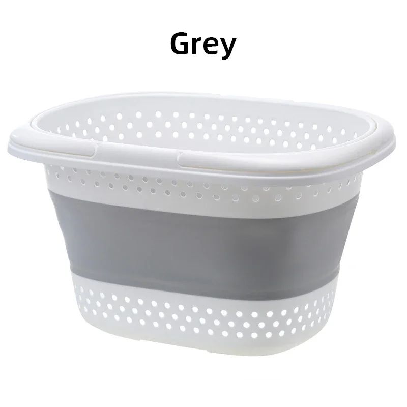 Collapsible Folding Laundry Basket – Large Capacity Pop-Up Plastic Clothes Hamper with Space-Saving Design