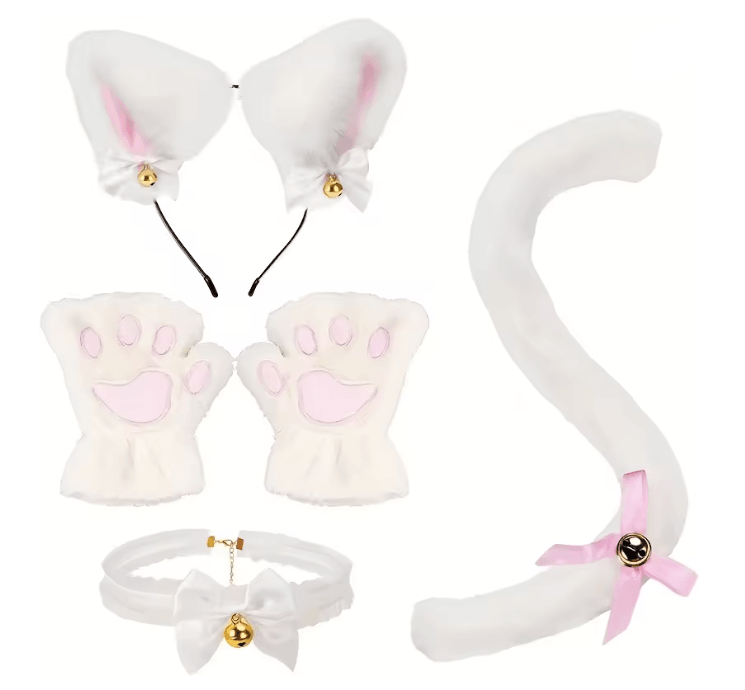 CutePaws Winter Cat Costume Set