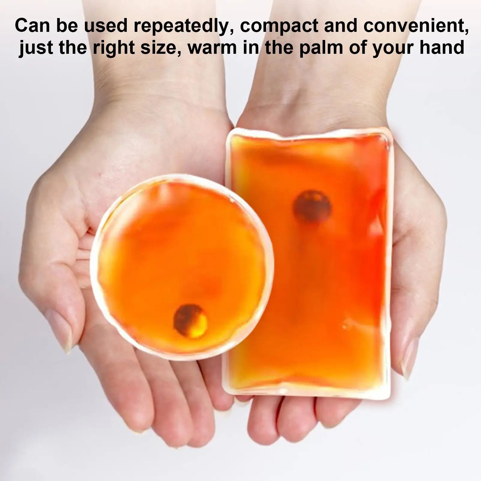 Mini Reusable Gel Hand Warmer Instant Heat Pocket Heater
