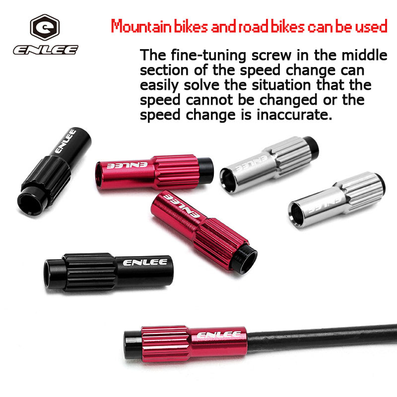 Premium Bike Derailleur Regulator Screws, Adjustable Aluminum Alloy Cable Adjuster Bolt for MTB Road Bikes