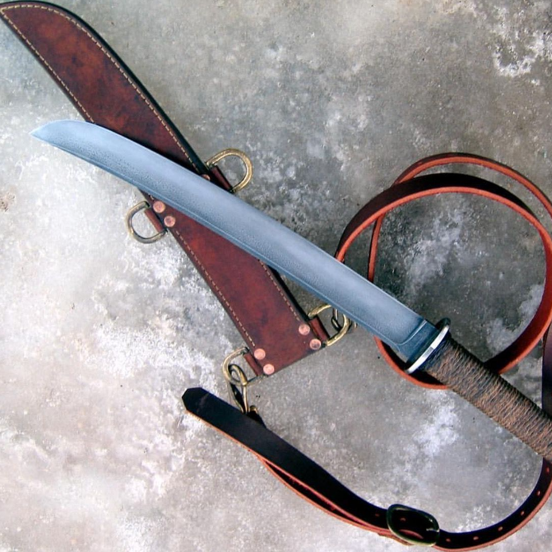 Bush Waki Survival Viking Sword – D2 Tool Steel Blade