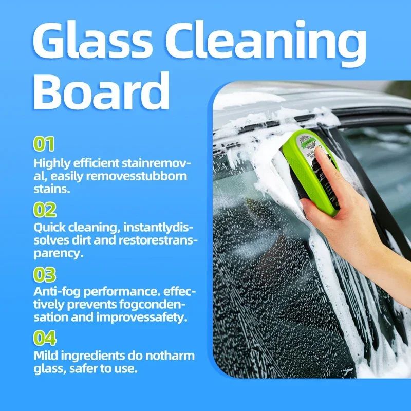 Car Glass Oil Film Remover Wipe – Crystal Clear Windshield & Window Cleaner
