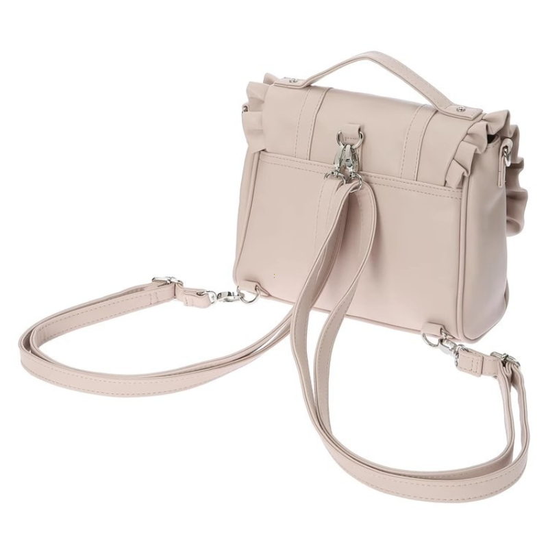 Casual PU Leather Crossbody Handbag Backpack Double Shoulder Ita Bag