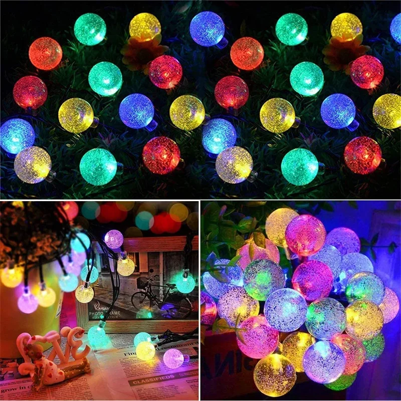 Solar Lights Outdoor Waterproof, Solar Light Strings for Outside, Patio Porch Garden Yard Wedding Party Christmas Decor