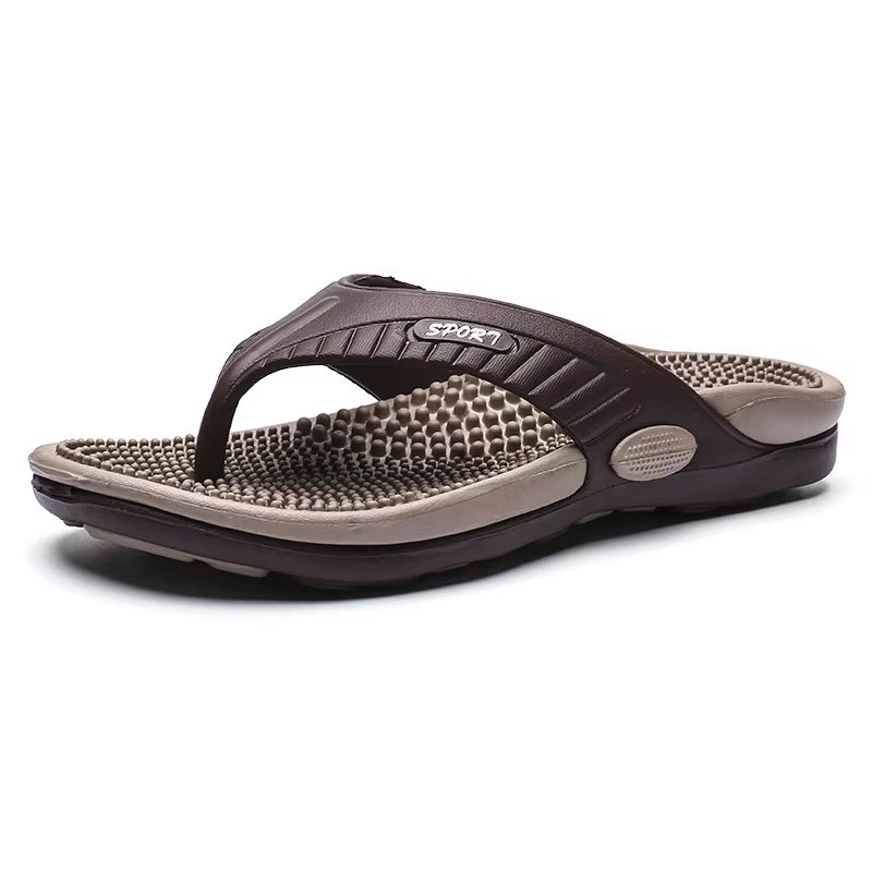 AirFlex Men's Massage EVA Beach Flip Flops Breathable Summer Sandals