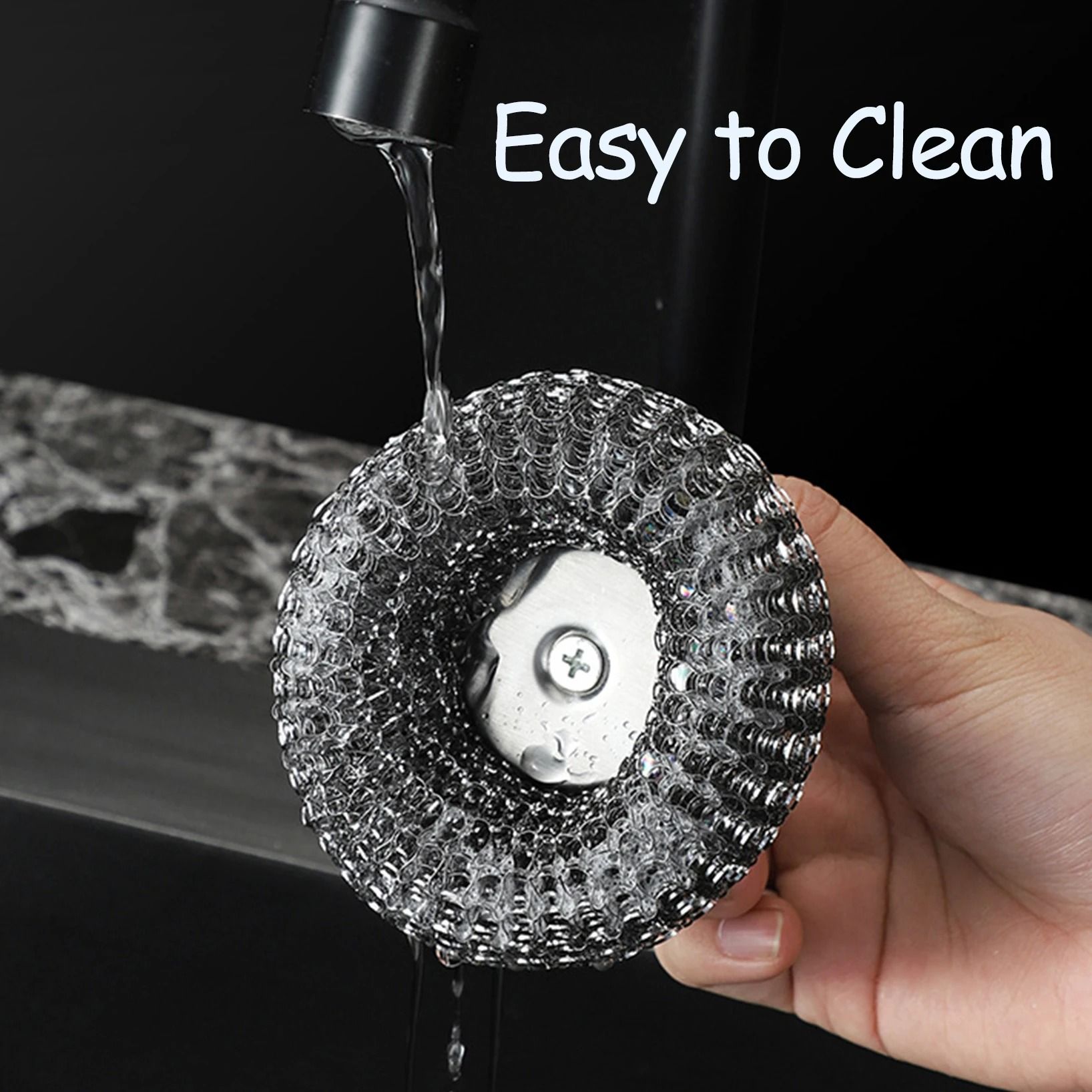 Steel Wool Scrubber With Handle