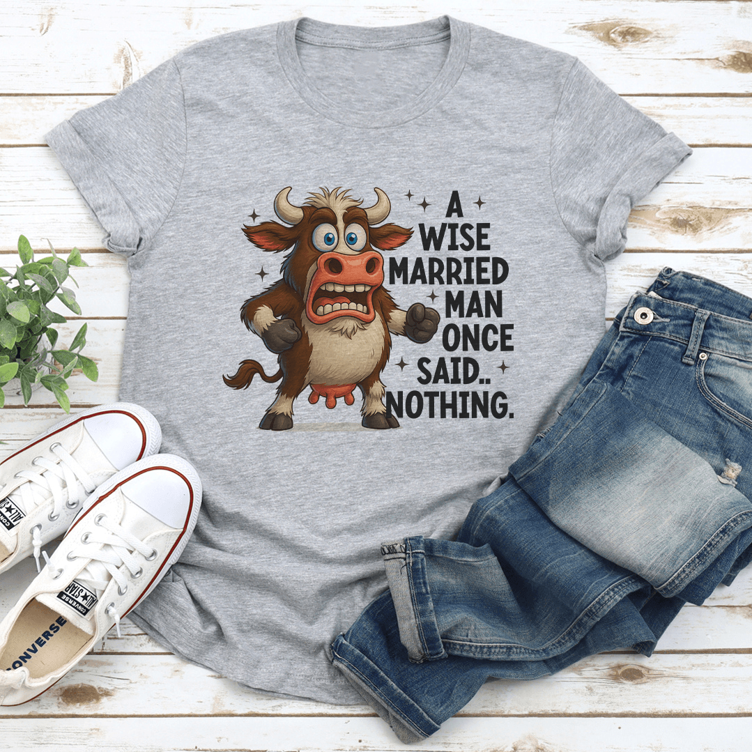 A Wise Married Man Once Said Nothing Tee