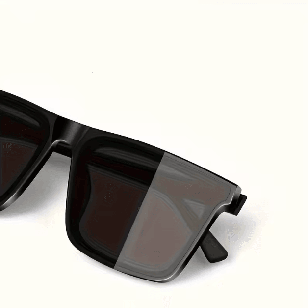 Black Square Frame Fashion Glasses for Unisex Street Style and Everyday Wear