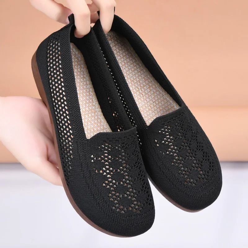 Minimalist Mesh Summer Casual Slip On Shoes Lightweight Breathable Soft Sole