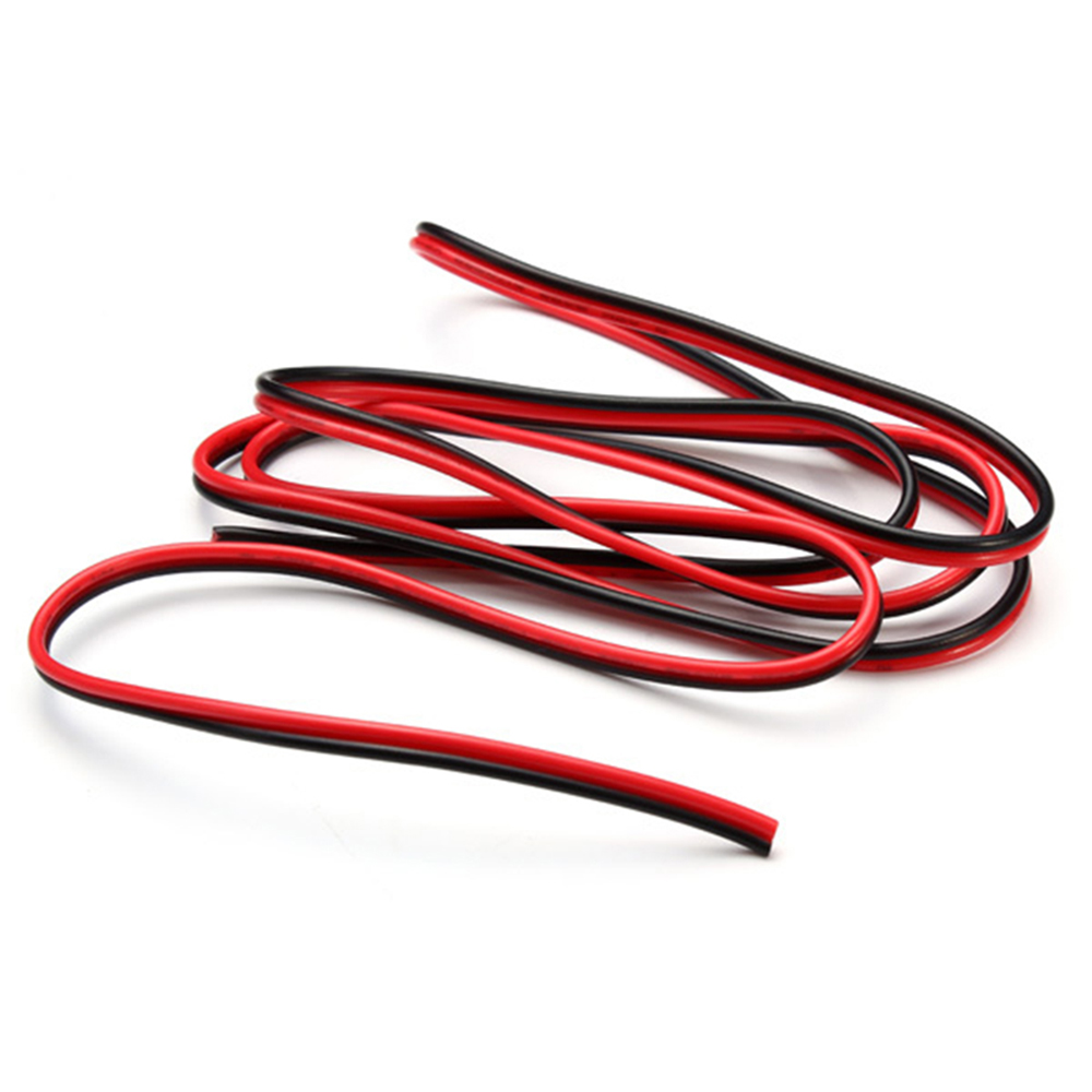 2PIN Tinned Copper Wire, PVC Insulated Red/Black Cable for LED Strip Light Extension & Electrical Projects (20M)