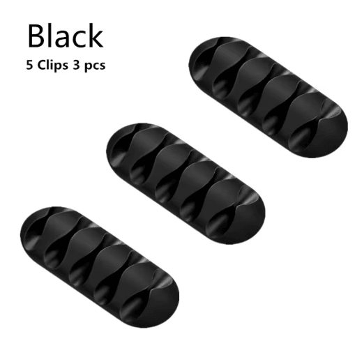Silicone USB Cable Organizer Desktop Cable Winder