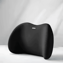 Memory Foam Car Headrest & Lumbar Support Cushion – Comfortable Backrest for Improved Posture