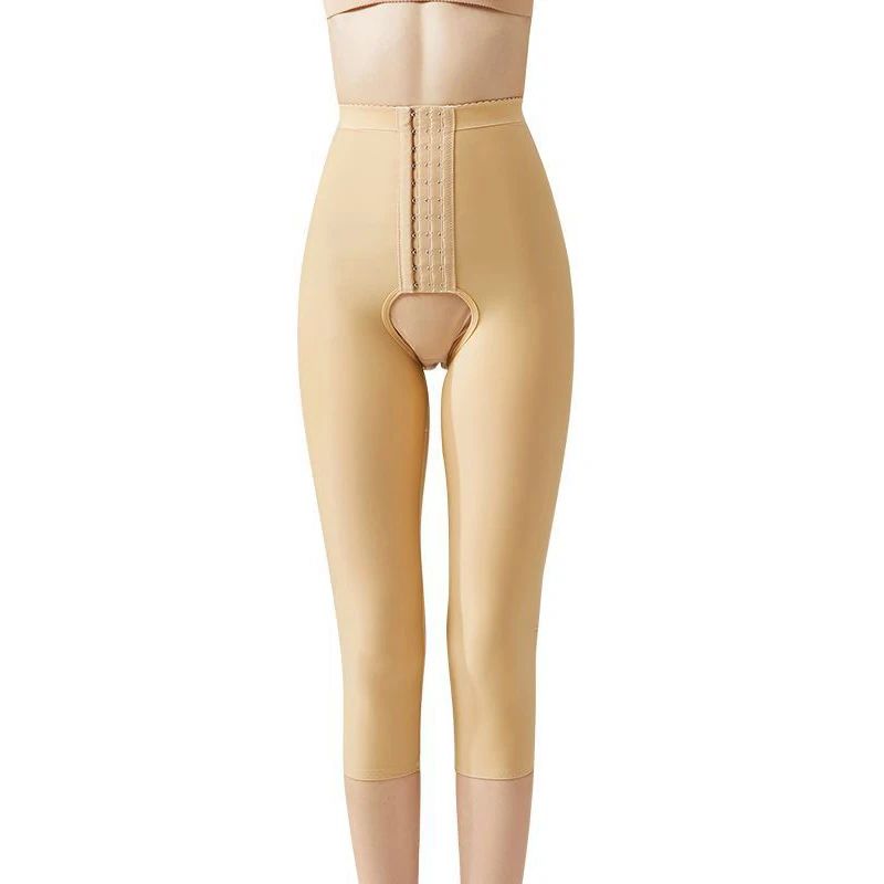 Womens Post-Liposuction Compression Shapewear – Thigh & Belly Control Recovery Pants Medical Body Shaper