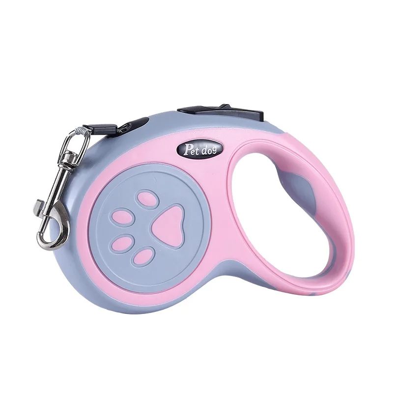 Durable Nylon Dog Leash Retractable & Extending Cat Lead, Automatic Puppy Walking Running Traction Roulette