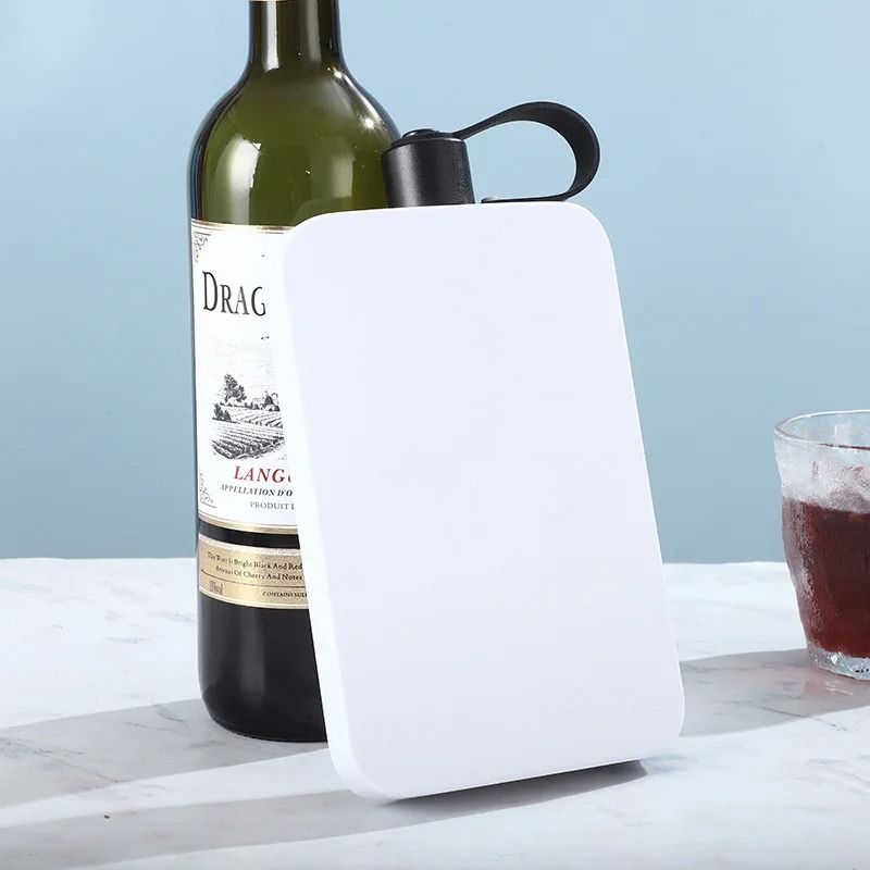 500ML Stainless Steel Flat Square Hip Flask