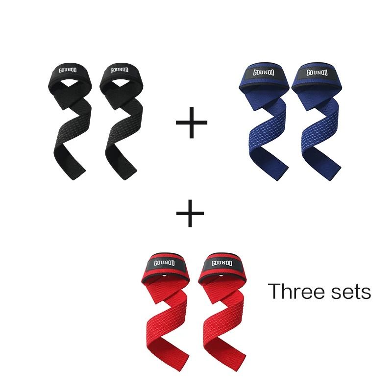 Weightlifting Wrist Straps with Anti-Slip Silicone