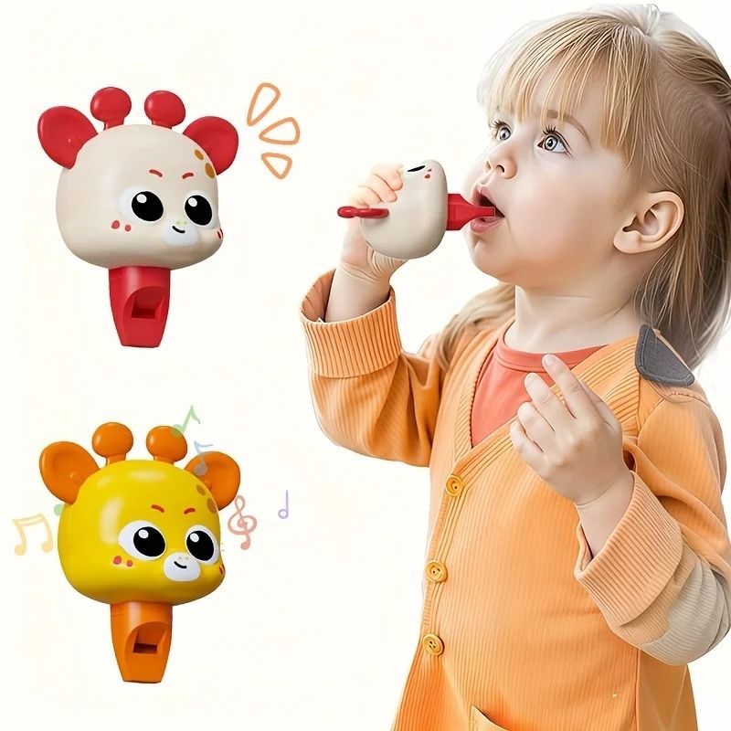 Giraffe Baby Whistle Toy Fine Motor Skills Learning Toy