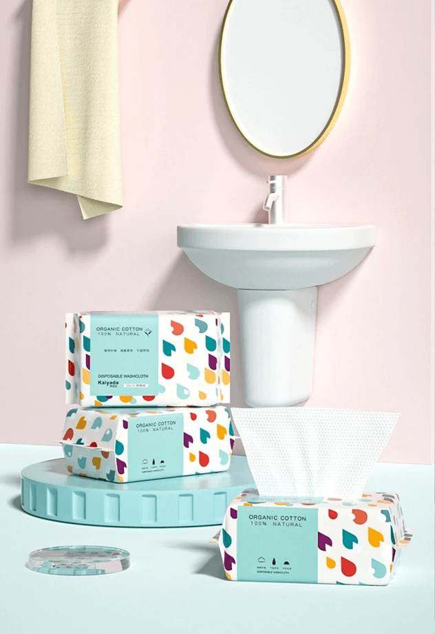 UltraSoft Cotton Face Towels Reusable Travel Friendly Skin Safe
