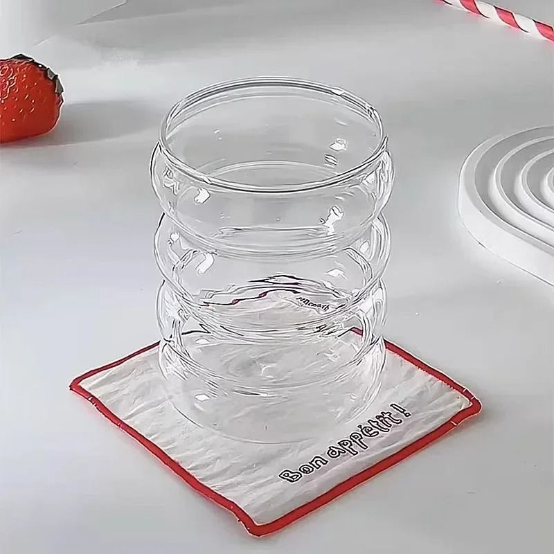 Pure Clarity Four Circle Glass Cup
