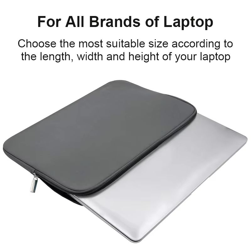 Laptop Sleeve & Protective Bag – Compatible with MacBook, Dell, Lenovo, Xiaomi, and 13–15.6 Inch Notebooks