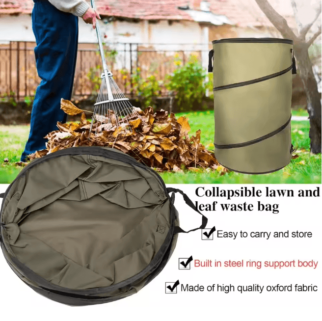GardenEase Collapsible Lawn and Leaf Bag