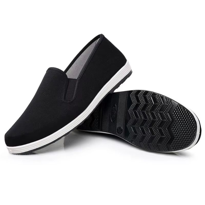 Men's Traditional Kung Fu Cotton Shoes – Breathable Martial Arts & Tai Chi Training Footwear