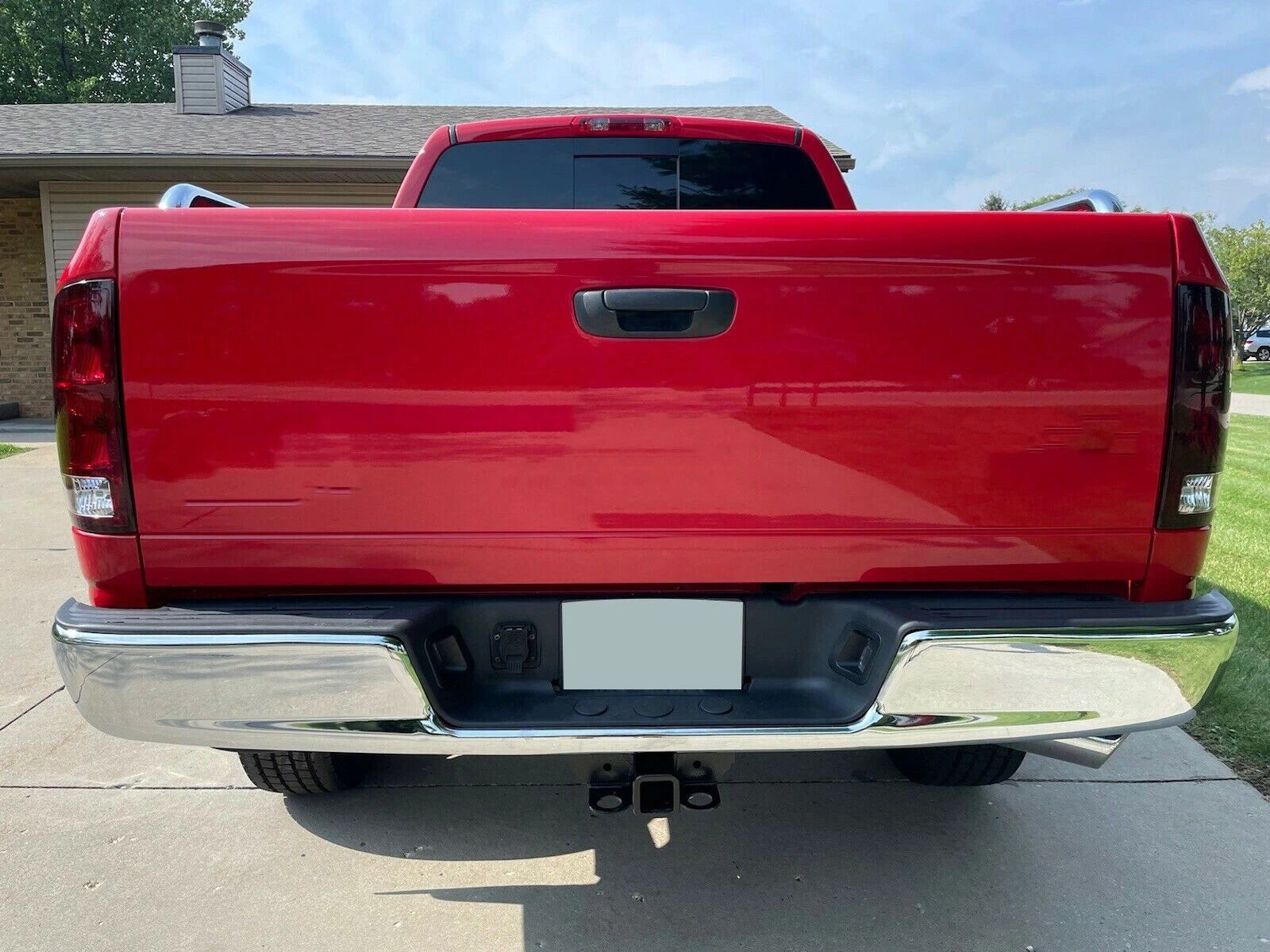 04-08 Dodge RAM 1500 2500 3500 HD Chrome Rear Step Bumper Assembly Heavy-Duty Steel Replacement