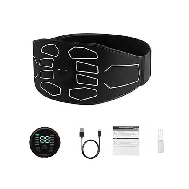 Abdominal Massager Waist Belt 120cm Fitness Muscle Training Toner