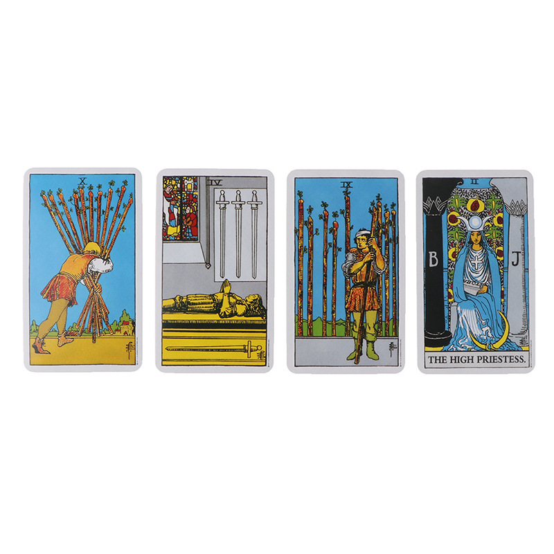 Rider Waite Tarot Card Divination Personal Use Deck, Full English Oracle Cards, Hot Selling Tarot Board Game