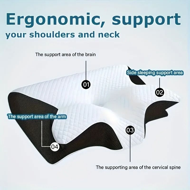 Butterfly Orthopedic Memory Foam Cervical Pillow