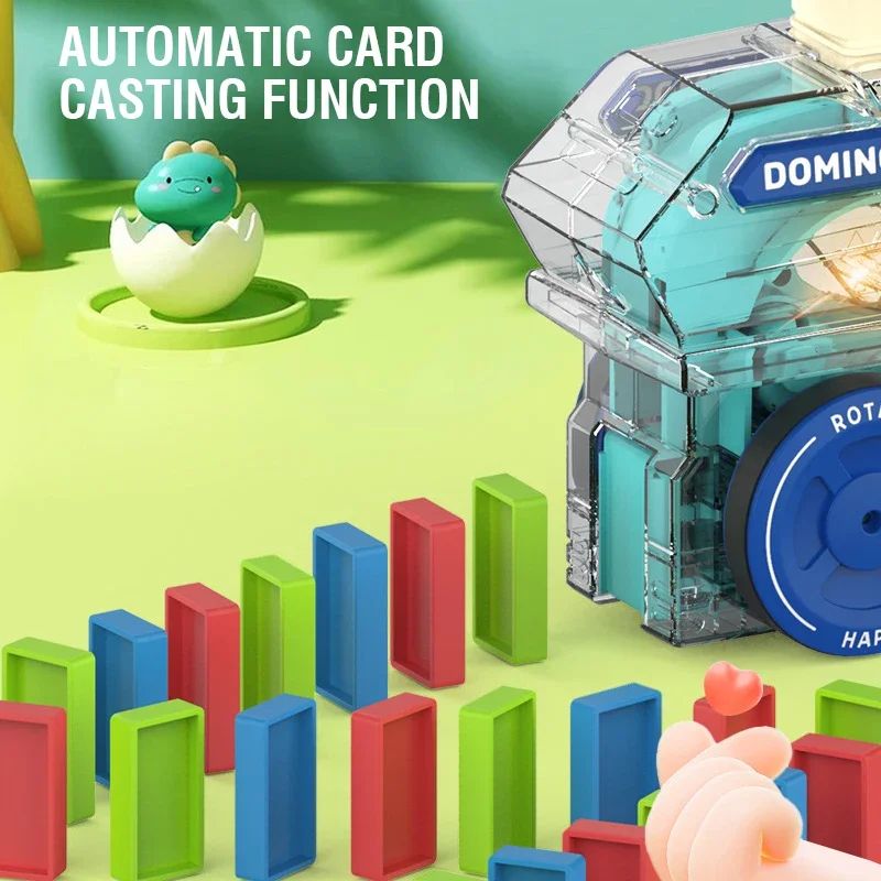 Automatic Domino Train Building Toy