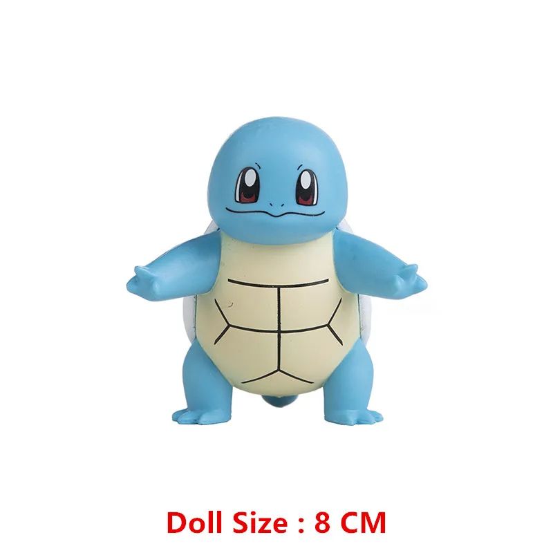 Takara Tomy Pokemon Mini Figures (4–13cm) – Pikachu, Mewtwo & Friends PVC Collectibles