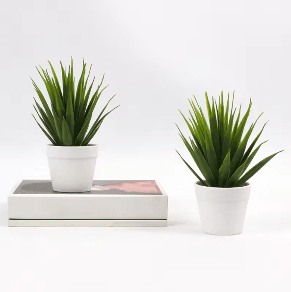Realistic Mini Artificial Potted Plant – Stylish Desk & Home Decor Accent