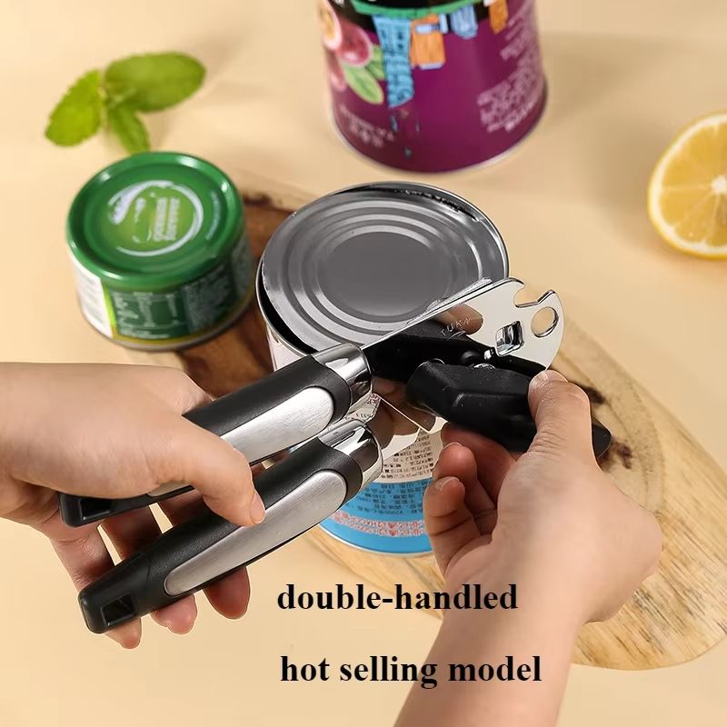 Stainless Steel Multifunction Can & Bottle Opener – Professional Kitchen Jar & Beer Handle Tool