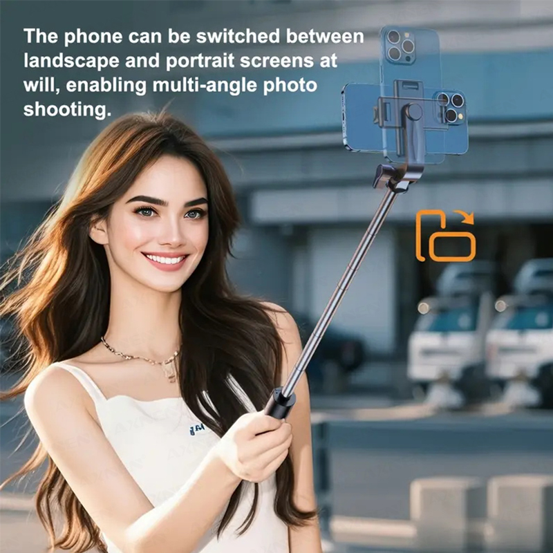 Extendable Selfie Stick Tripod Stand with Light Bluetooth Remote Live Streaming Mobile Phones