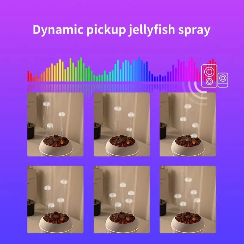 Dynamic Jellyfish Mist Humidifier and Essential Oil Diffuser