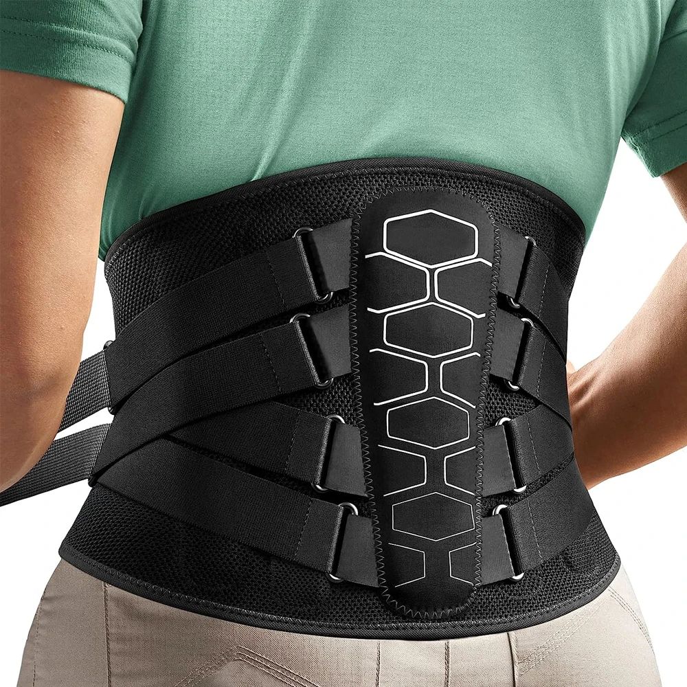 Back Brace for Sciatica Relief & Herniated Disc Support, Comfortable Lumbar Stability