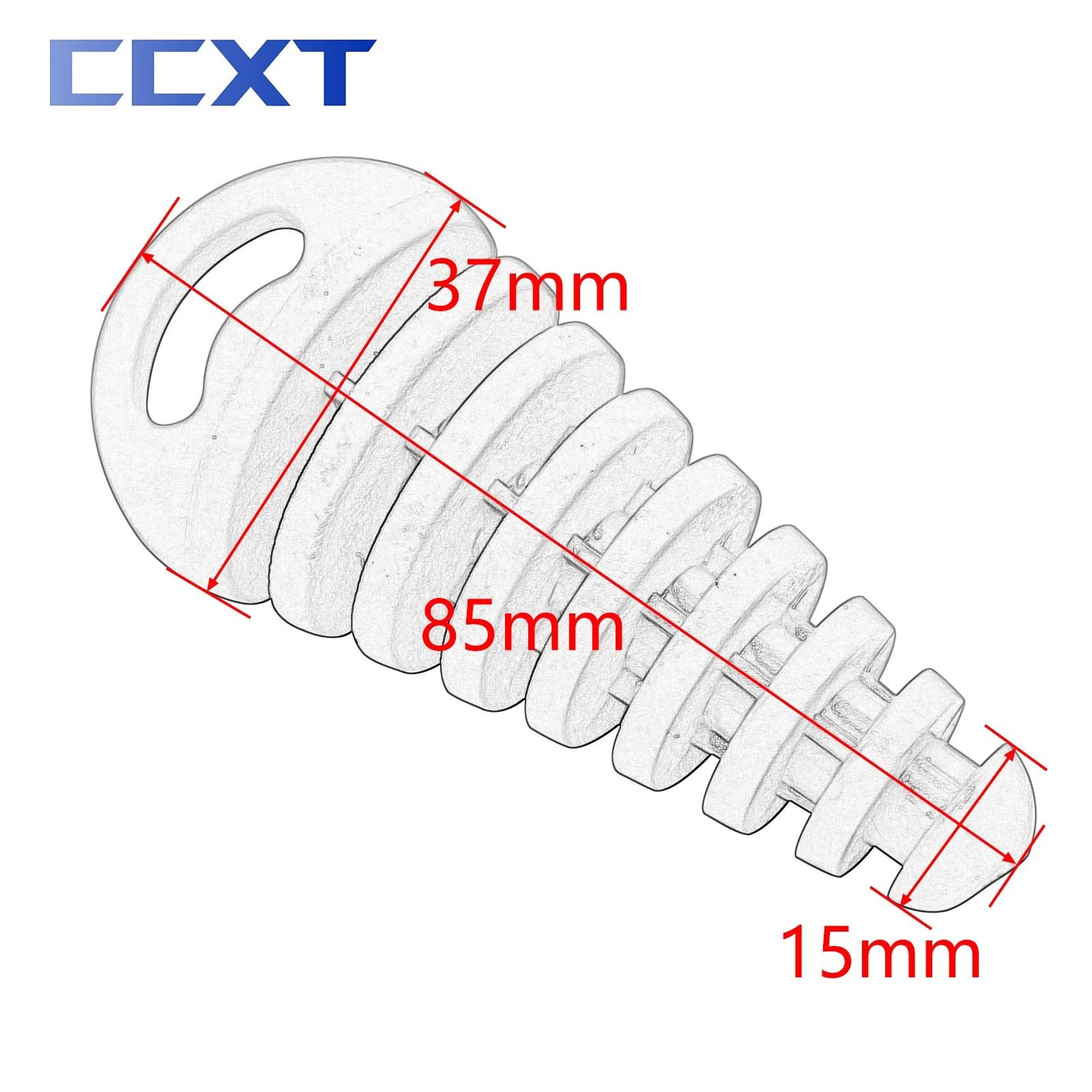 Universal Motorcycle Exhaust Wash Plug | Heavy-Duty PVC Tailpipe Protector for KTM, Honda & Yamaha