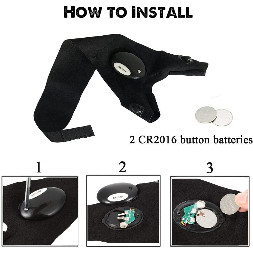 Fingers LED Gloves