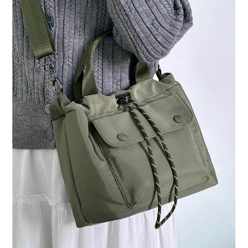 Lightweight Versatile Nylon Tote and Commuter Crossbody Bag