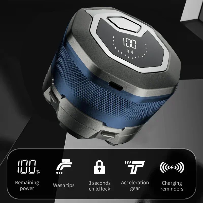 TINSOL Titanium Electric Head Shaver for Bald Men with 6D Magnetic Razor