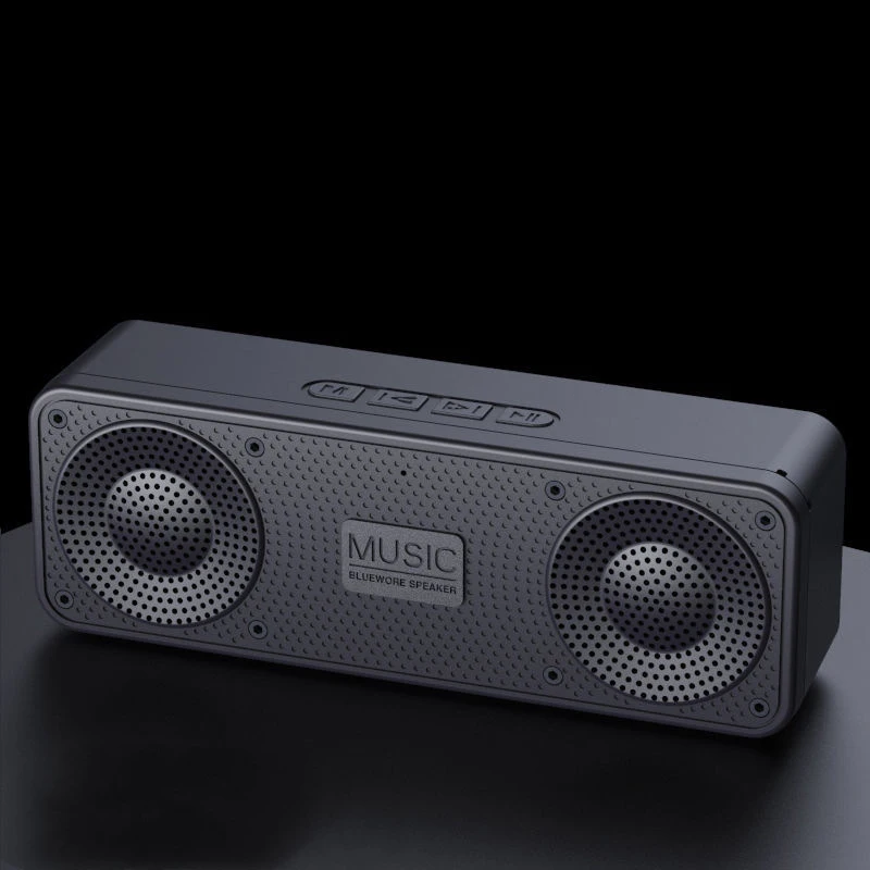 Wireless Bluetooth Smart Speaker with Mic, Mobile Phone Audio, Outdoor Subwoofer, Creative Radio Function