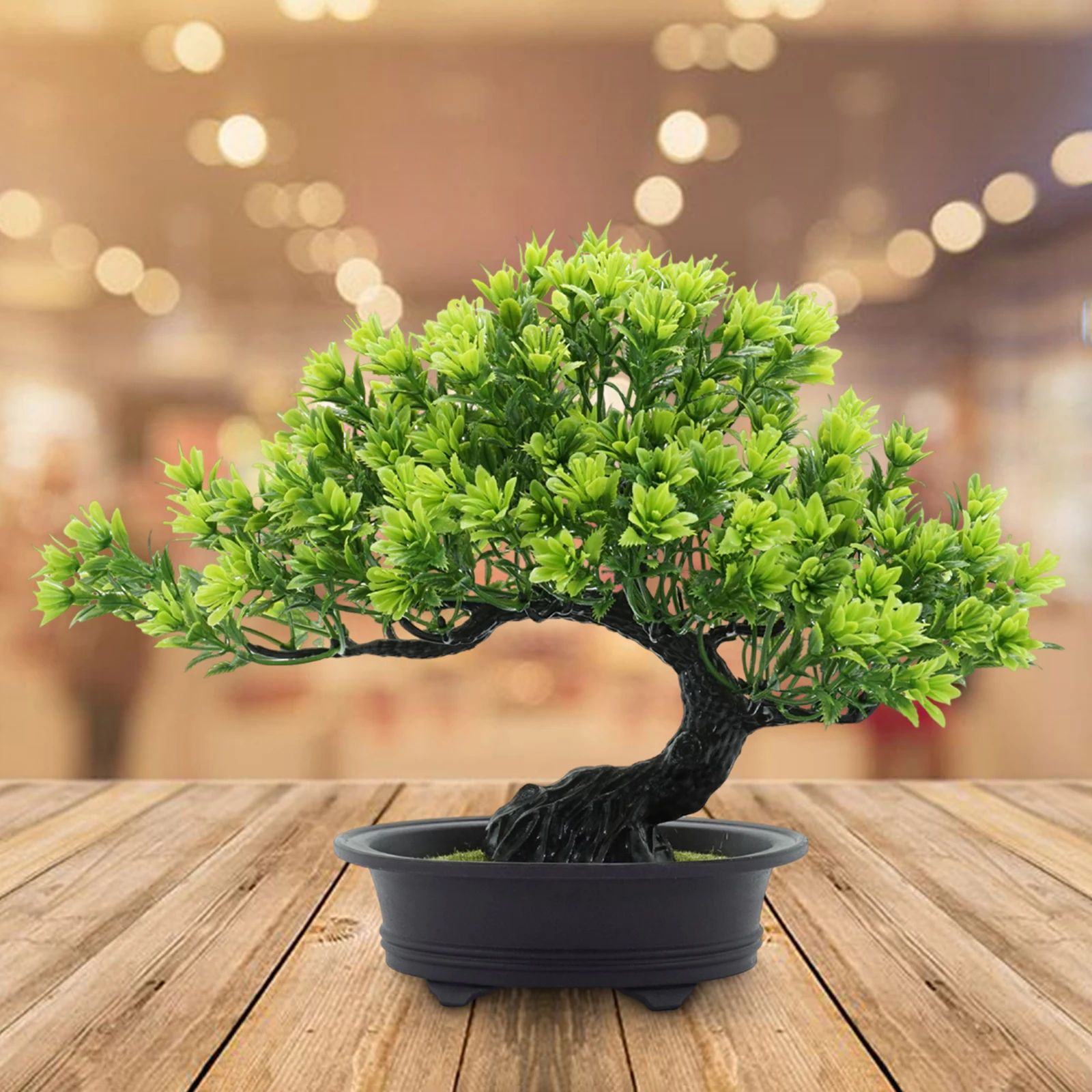 ZenLife Artificial Bonsai Tree – Realistic fake bonsai tree for Desk, Office & Home Decor